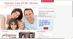 Desktop Screenshot of expresscareofmtvernon.com