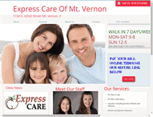 Tablet Screenshot of expresscareofmtvernon.com